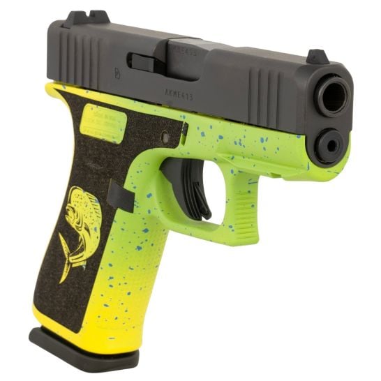 Glock G43X Subcompact 9mm 3.41" 10rds, Mahi Frame & Black Slide