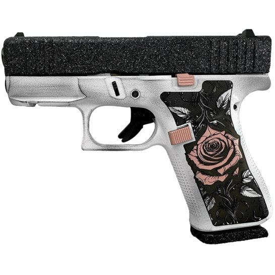 Glock G43X Subcompact 9mm 3.41" 10rds, Tango Glitter