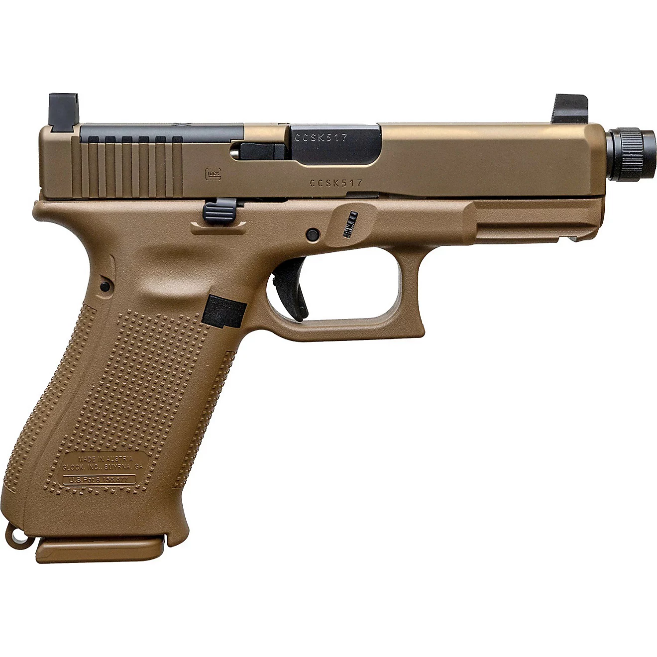 21255522 GLOCK 19x MOS 9mm Luger Double-Action Pistol - Image 1
