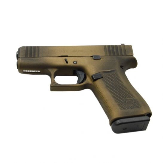 Glock 43X 9mm Pistol, Battleworn Burnt Bronze