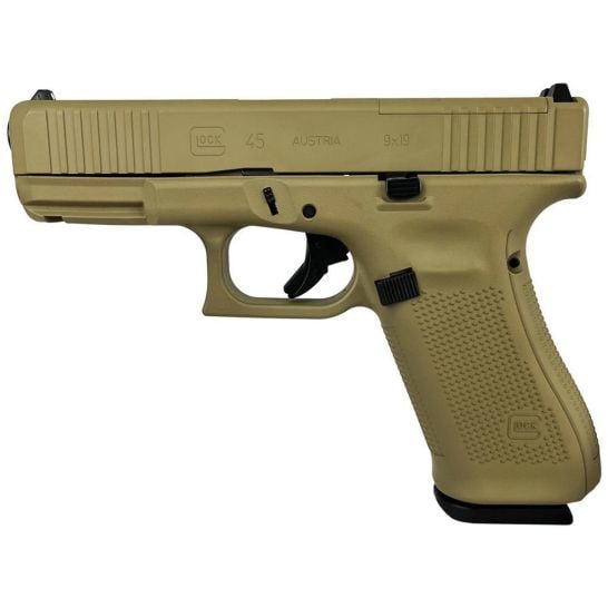 Glock G45 Gen5 MOS Custom FDE Compact Crossover 9mm 4.02" 17rds, Flat Dark Earth
