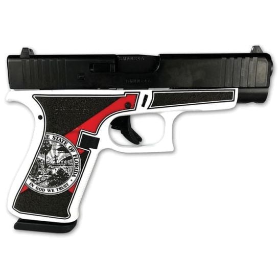 Glock 48 G48 Custom Florida White Compact 9mm 4.17" 10rds, Florida White