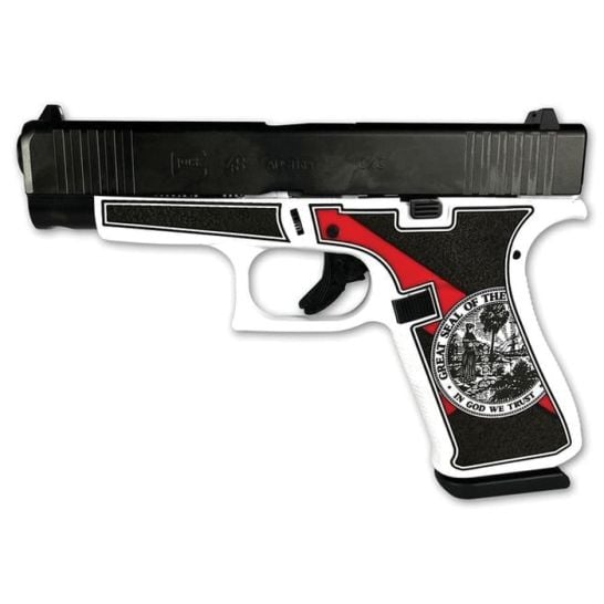 Glock 48 G48 Custom Florida White Compact 9mm 4.17" 10rds, Florida White
