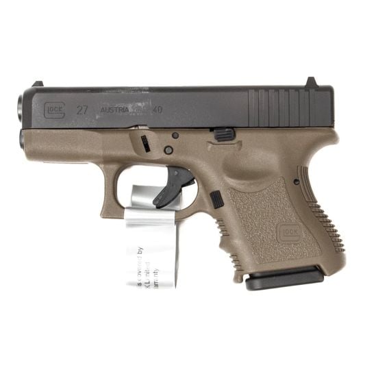 Glock G27 Gen3 Subcompact .40 S&W 3.43" 9rds, OD Green