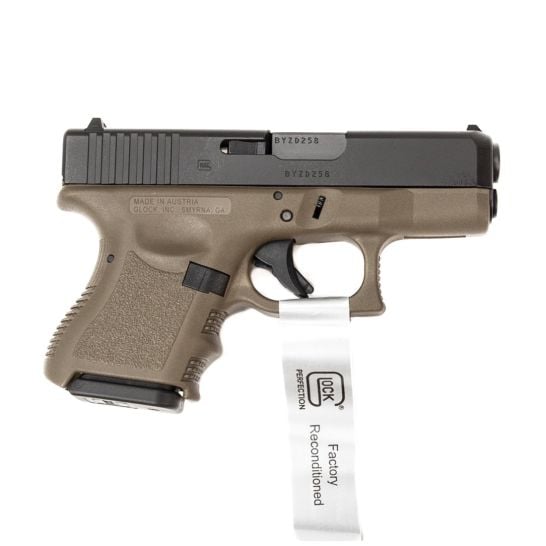 Glock G27 Gen3 Subcompact .40 S&W 3.43" 9rds, OD Green