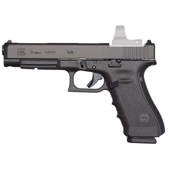 Glock G34 Gen4 MOS Competition 9mm 5.31" 17rds, Black