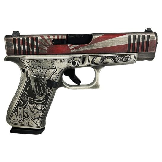 Glock G48 Gen5 Custom Rising Sun Bushido Compact 9mm 4.17" 10rds