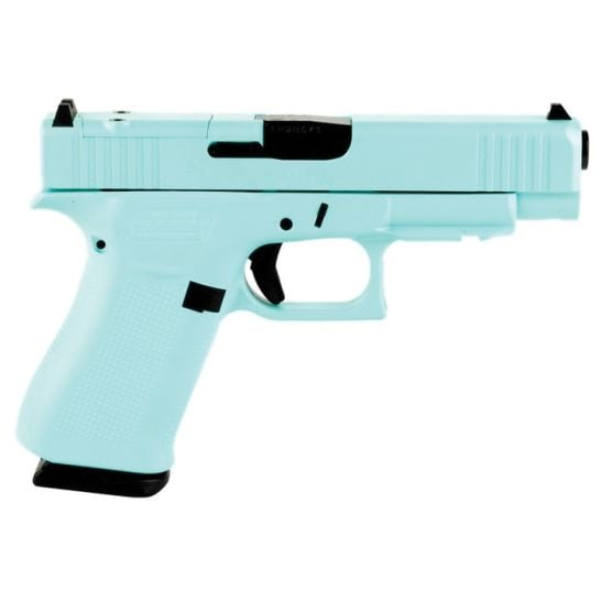 Glock G48 MOS Compact 9mm 4.17" 10rds, Robin's Egg Blue