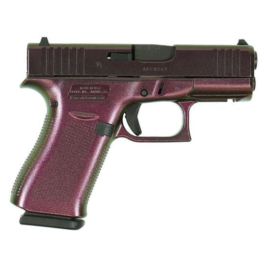Glock G43X Shimmering Razorback Subcompact 9mm 3.41" 10rds, Rainbow