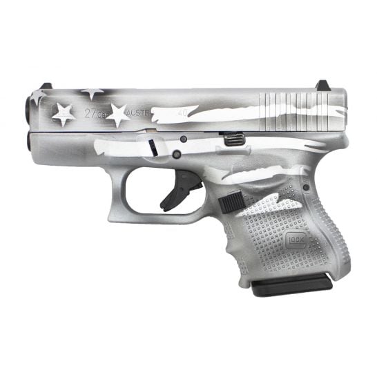 Glock G27 Gen4 .40 S&W Pistol Sub Comp., Battleship Gray Distr Flag