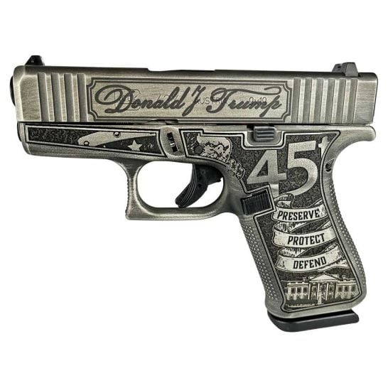 Glock G43X 9mm Pistol Trump 2024 3.4" 10rd