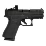 Glock 43X MOS 3.39" 9mm Pistol With Shield Red Dot Sight, Black