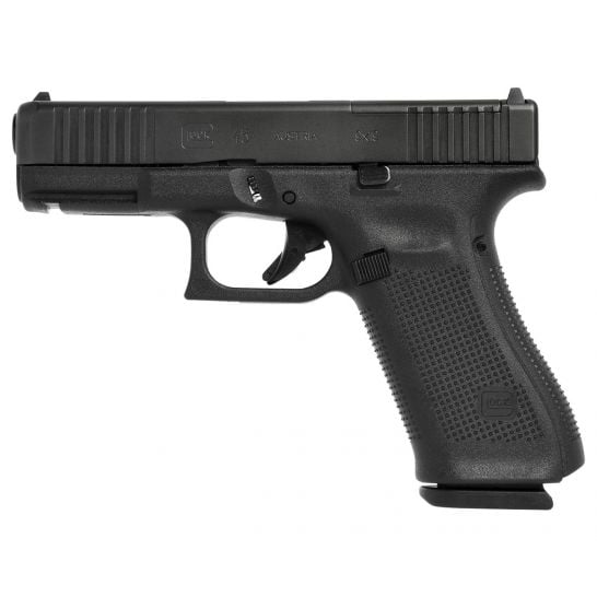 Glock 45 Gen5 FS MOS 9mm Pistol, Black - UA455S203MOS