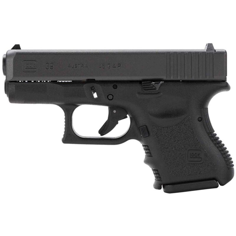 Glock 39 45 G.A.P. 3.43in Black Nitrite Pistol - 6+1 Rounds