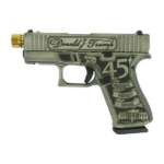 Glock 43X 9mm 3.9" Trump Gold Barrel 10rd Pistol w/ Front Rails